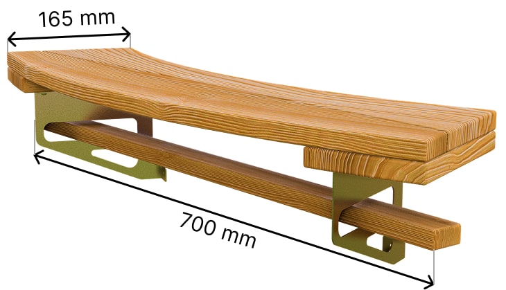 External shelf 2 pcs.