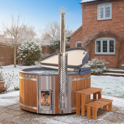 Super Offer Wood Fired Hot Tub with Jets  | Quick Delivery | Verta™