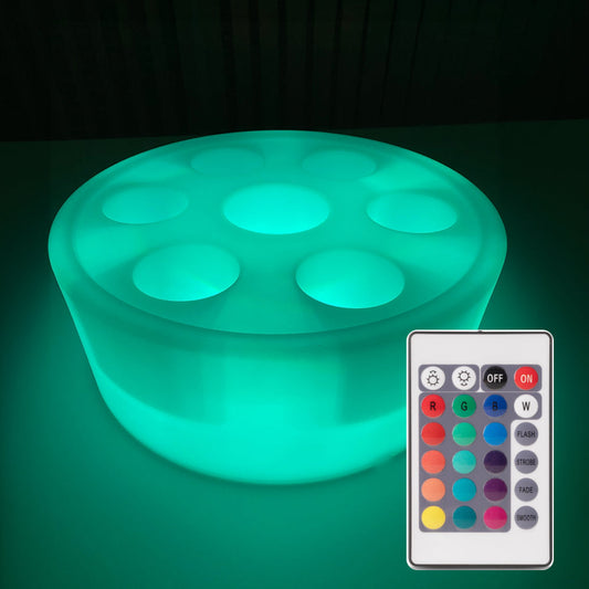 Floating bar with LED lighting