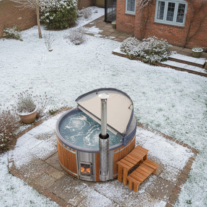 Super Offer Wood Fired Hot Tub with Jets  | Quick Delivery | Verta™